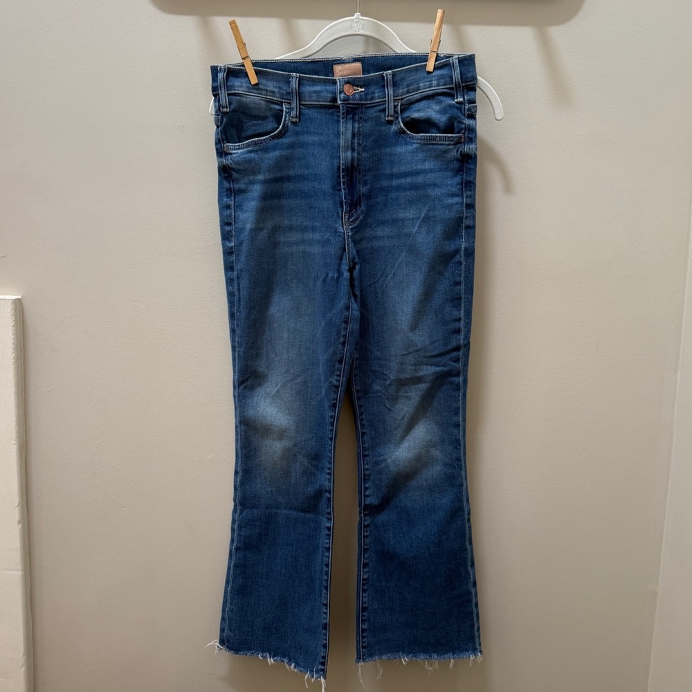 MOTHER Lil’ Hustler Ankle Fray Jeans